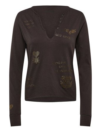 Zadig & Voltaire Tuni Ml Cl Multi Strass - Brown - S