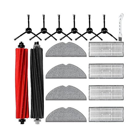 Tillbehör för S8 Pro Ultra Robotdammsugare med Huvudborstar, Moppar, Filter, Sidoborstar