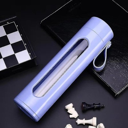 Lasinen Vedenpullo Kaksoiskansi Suodatin Toimisto Miehet Sininen