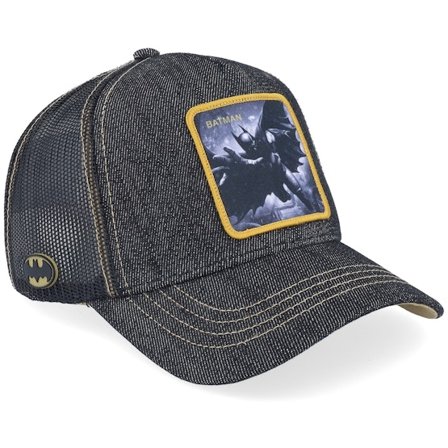 Capslab - Black - trucker - Cap - DC Comics Batman Black Trucker - Hatstore