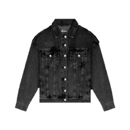 Malelions, Harly Denim Jacket Zwart, Dames, Maat:M