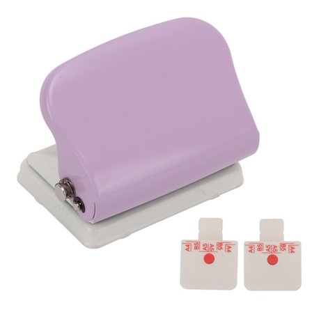 Rei'itin Kannettava Pieni Violetti 6 Reikä A4 A5 B5 DIY Rei'itys Sidonta Manuaalinen Rei'itin