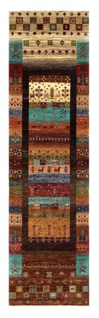 Shabargan Rug Hand Knotted 82X310 Runner Afghanistan