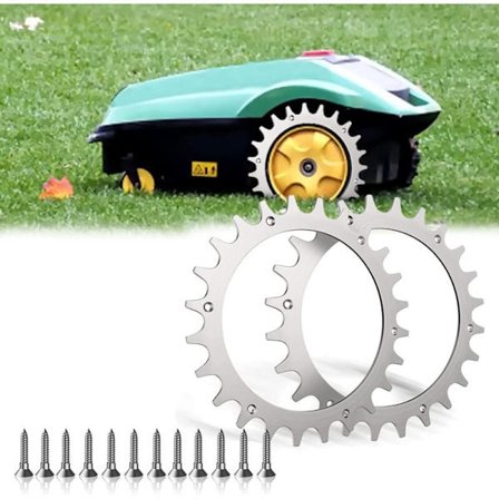 Rustfrie stålklods, 2 stk. klods til Bosch Indego KLB