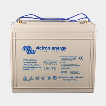 Akumulator rekreacyjny / akumulator użytkowy Victron Super Cycle, AGM, 12 V, 170 Ah - Jachtowa
