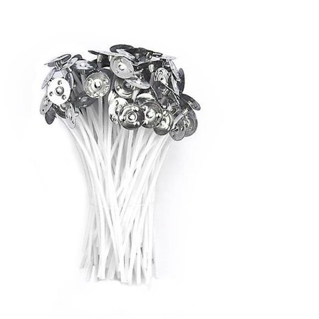 Voksede lysvæger, Lysvæger Aromaterapi Lysmaterialer (12 cm) 100 stk. Hvid