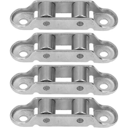 IC 4 ST rulleskinne i rustfritt stål med dobbel drift Lav støy Ruller Skyvedør Vindu Beslag Ruller Stille skyverulle Skyvedørsbeslag (2,4 tommer)
