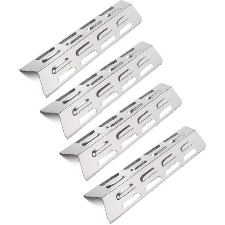 Utendørs BBQ BBQ 4 stk Gassgrill Rustfritt Stål Varmeplate qaD