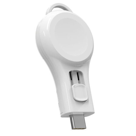 Trådlös magnetisk laddare för Apple Watch Series Typ-C Bärbar Mini Watch Laddare