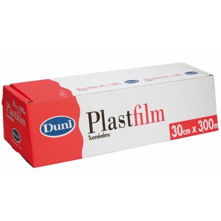 DUNI Plastfolie PVC 30cmx300m - Lyreco - Kök och servering - Plast- och aluminiumfolie - Plastfolie