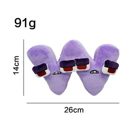 Alphabet Lore Men ovat pehmolelupehmolelupehmoleluja Pehmolelut W