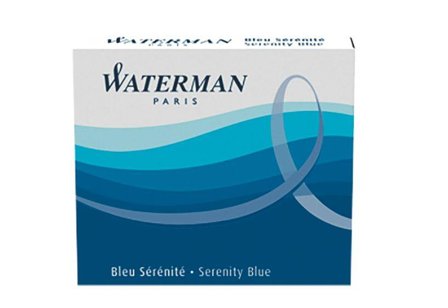 WATERMAN Tintenpatrone Inter. Serenity Blue (alt Floridablau