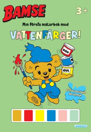 KÄRNAN MIN FÖRSTA MÅLARBOK BAMSE MED VATTENFÄRGER Skapa & pyssla Unisex ONESIZE