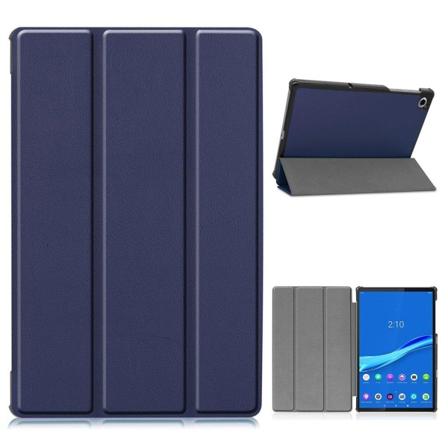 Lenovo Tab M10 FHD Plus kestävä kolminkertainen nahkakotelo - Tummansininen Blue