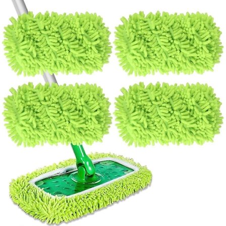 Stycken Mikrofibermoppdukar för Swiffer Sweeper Mopp Refill Ångmopp
