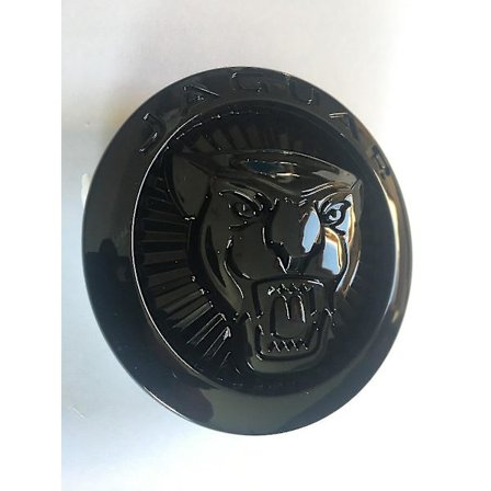Jaguar Grill Emblem - Svart 85mm