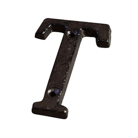 Eksteriør Vegg Bokstavskilt, Shabby Chic Stil, 3 Tommers Anti-Korrosjons Støpejern Metall Alfabet For Husnummer, Vintage Rustikk Design For Hjem Hage