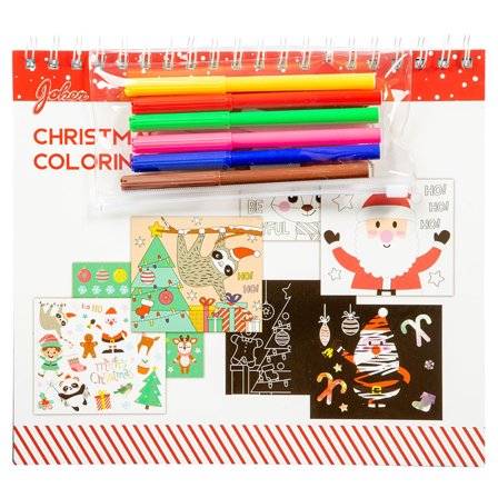 Aktivitetsbok med Tillbehör Jul