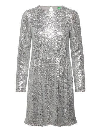 United Colors of Benetton Dress - Silver - XL
