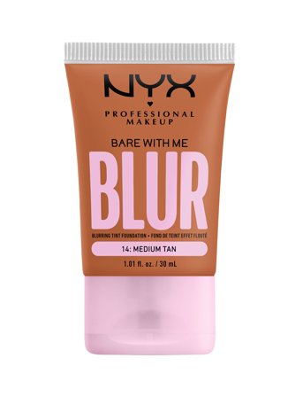NYX Professional Makeup Nyx Professional Make Up Bare With Me Blur Tint Foundation 14 Medium Tan - 30 ml