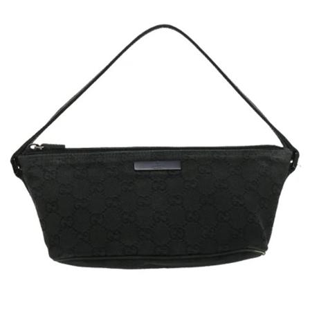 Gucci Vintage, Pre-owned Shoulder Bags Zwart, Dames, Maat:ONE Size,leather