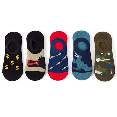 5 par båtstrumpor dam sommar osynlig bomullsstrumpor med grunt mun tunna strumpor för män modemärke silikon halkfria tighta strumpor