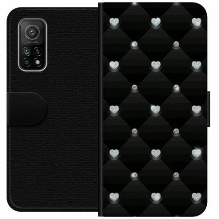 Xiaomi Mi 10t Pro 5g Plånboksfodral Bling Heart