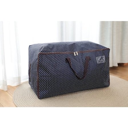 Sininen 100L vaatepussi, Ylisuuri paksu säilytyspussi, Matkalaukku (