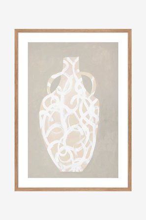 Malerifabrikken - BildeClay covered, Eikerammeme - Beige - Bilder & skilt - Fra Homeroom