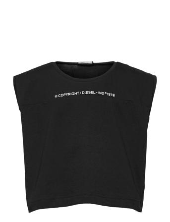 Tfelix T-Shirt T-shirts Sleeveless Svart Diesel