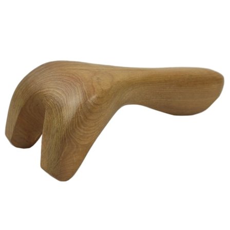 Puinen hierontatyökalu - harava