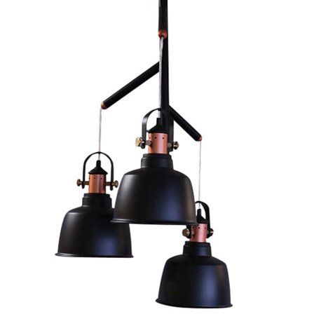 572 Diamant taklampa svart höj och sänkbar