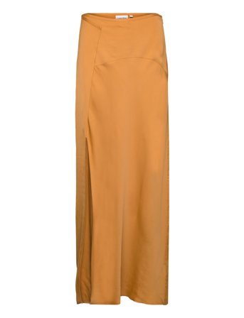 Calvin Klein | Satin Viscose Maxi Skirt | 38