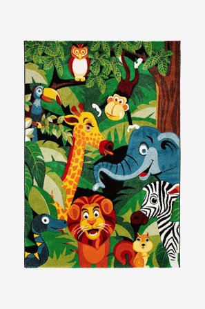 KM Home - Barnmatta Atlas - Flerfärgad - Barnmattor - 120X170 - Från Homeroom