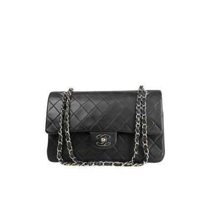 Chanel Vintage Pre-owned Shoulder Väska svart, Dam Vintage Väskor, Dam, Storlek: ONE SIZE