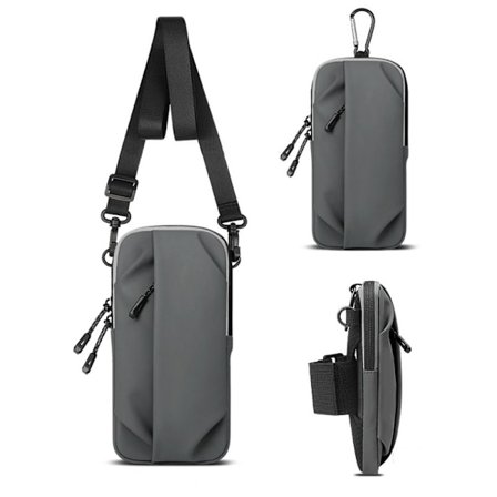 Sports Running Arm Bag Gym Bag Bum Bag Telefon 7 tums Armband Hip Wrist Bag