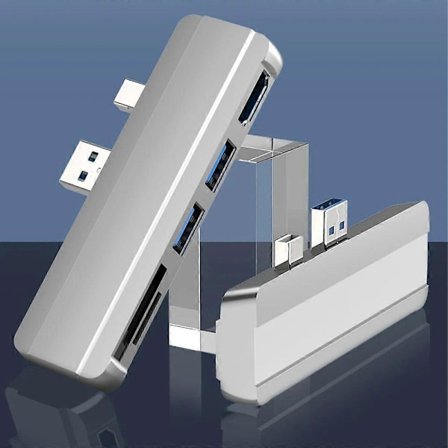 USB 3.0 HUB 4K HDMI-kompatibel 1000 Mbps Gigabit Ethernet SD TF til Windows XP 7 8 10 Mac OS9X 10 Laptop Dockingstationer