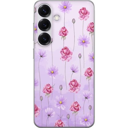 Kompatibel Mobilcover til Samsung Galaxy S25 Petal Reverie Lilac Mist
