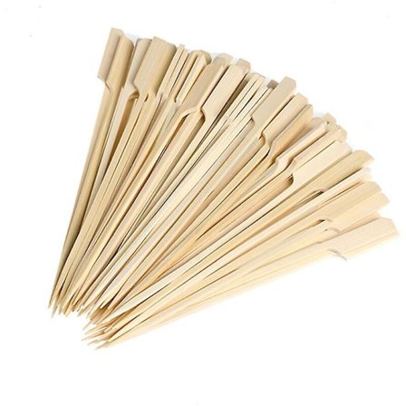 400 Grillspyd i Tre for Grillmat og Aperitiffer, 12cm