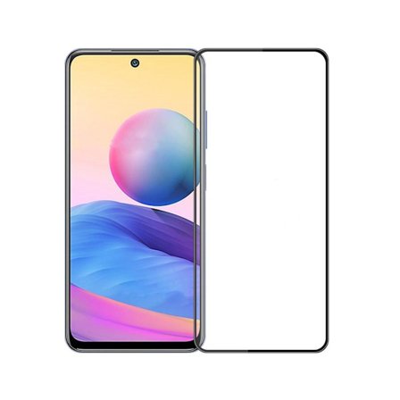 Skärmskydd Xiaomi Redmi Note 10 5G - 3D Härdat Glas Svart