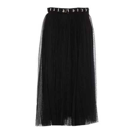 Elisabetta Franchi, Elisabetta Franchi Skirts Czarny Czarny, Kobieta, Rozmiar: M