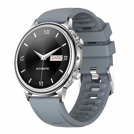 Smartklokke Cf85 Bluetooth-anrop 1,32 tommers HD-skjerm Fitness Sport Tracker Ip67 Vanntett for Android Iphone(Grå)