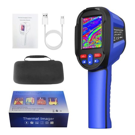 SWAREY Termisk Detektor Infrarødt Termisk Kamera 240*320 pixels Termografi 25 Hz TFT -20°C-550°C 2,8'' TFT farveskærm