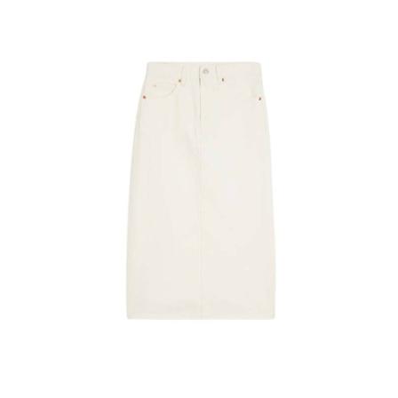 Levi's, Midi Skirts Biały, Kobieta, Rozmiar: W29