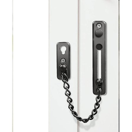 Ekstra tykk dørkjedlås 304 rustfritt stål støpt dør tung dør lås anti-tyveri dørkjede