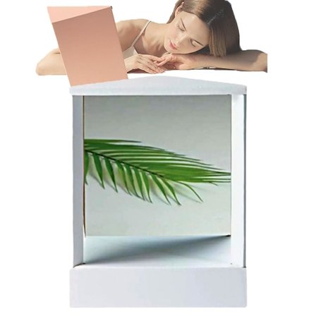 Ekte speil uten reversering, ikke-speil speil reverserer ikke, ekte meg speil