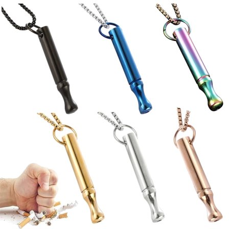 Slutte å røyke puste-kjede, an-xiety puste-kjede, stilig stresslindrende meditasjonsanheng, 1 sett med 6 farger