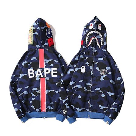 Hættetrøje til mænd Camo Loose Zipper Jacket Weershirt til mænd Boy vY
