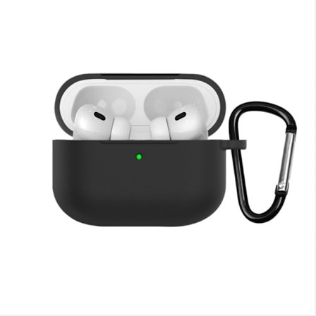 Silikone Beskyttelsesetui Kompatibelt med Apple AirPods Pro 3 - Anti-Rids, Vandtæt Black