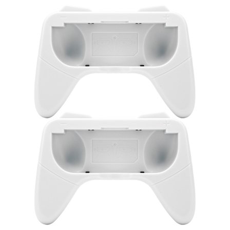 Switch OLED Controller Handgrepp Kit 2 Slitstarka Komfortskydd Vit